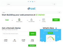 Tablet Screenshot of dhost.com